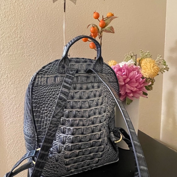 Brahmin Bags Brahmin Croc Embossed Leather Backpack Dust Bag